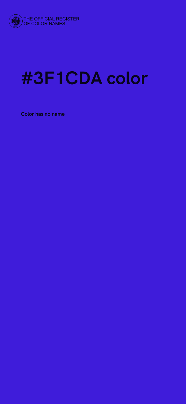 #3F1CDA color image