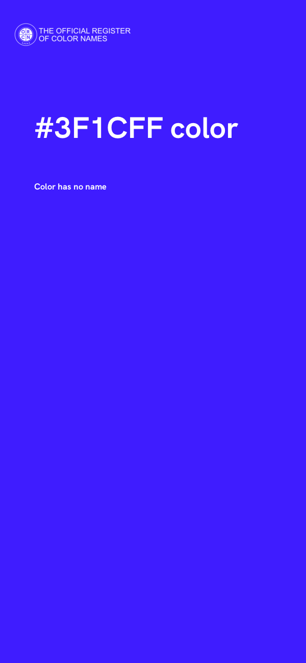 #3F1CFF color image