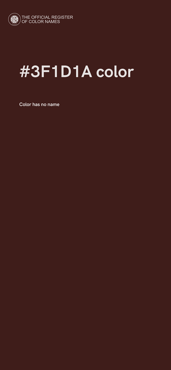 #3F1D1A color image