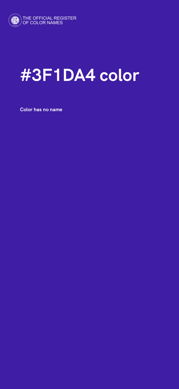#3F1DA4 color image