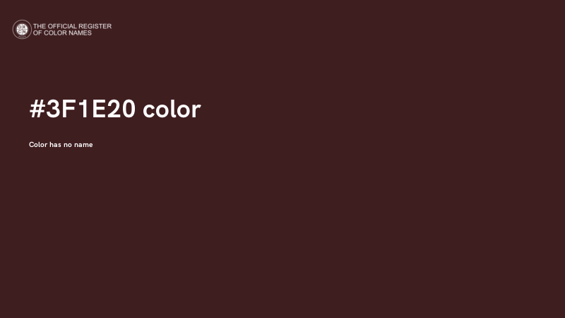 #3F1E20 color image