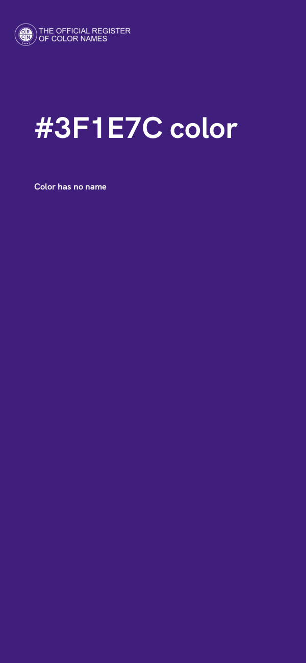 #3F1E7C color image