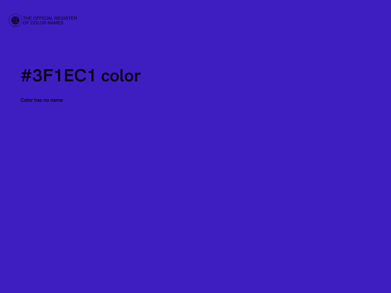 #3F1EC1 color image