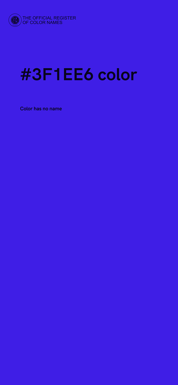 #3F1EE6 color image
