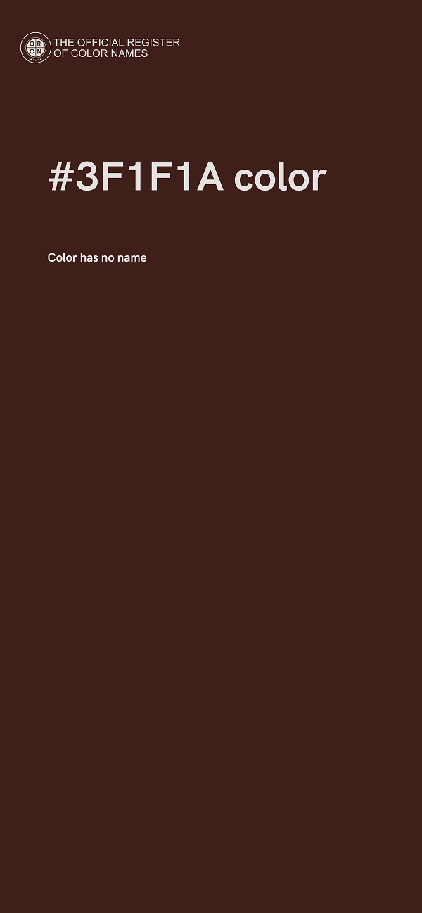 #3F1F1A color image