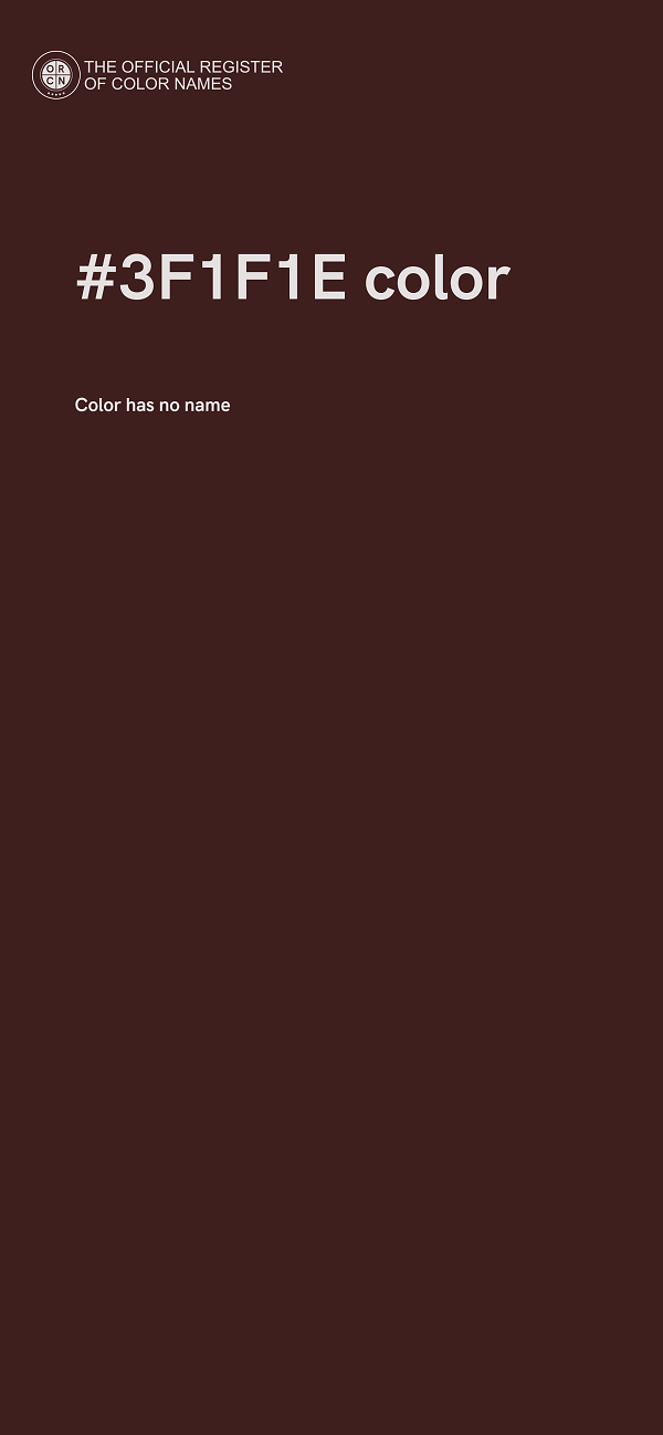#3F1F1E color image