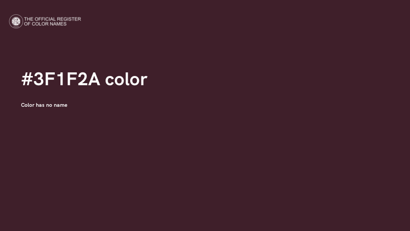 #3F1F2A color image