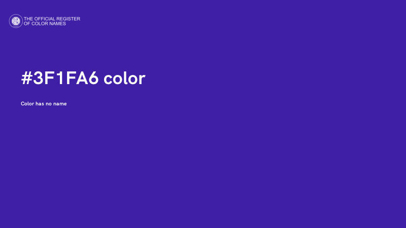 #3F1FA6 color image