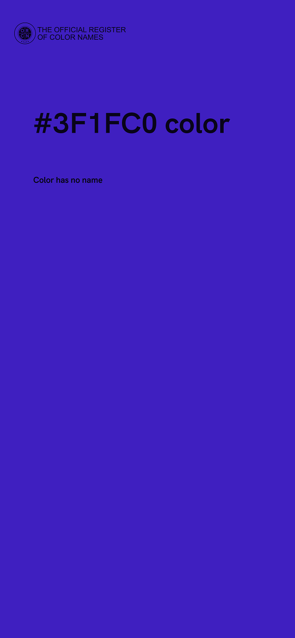 #3F1FC0 color image