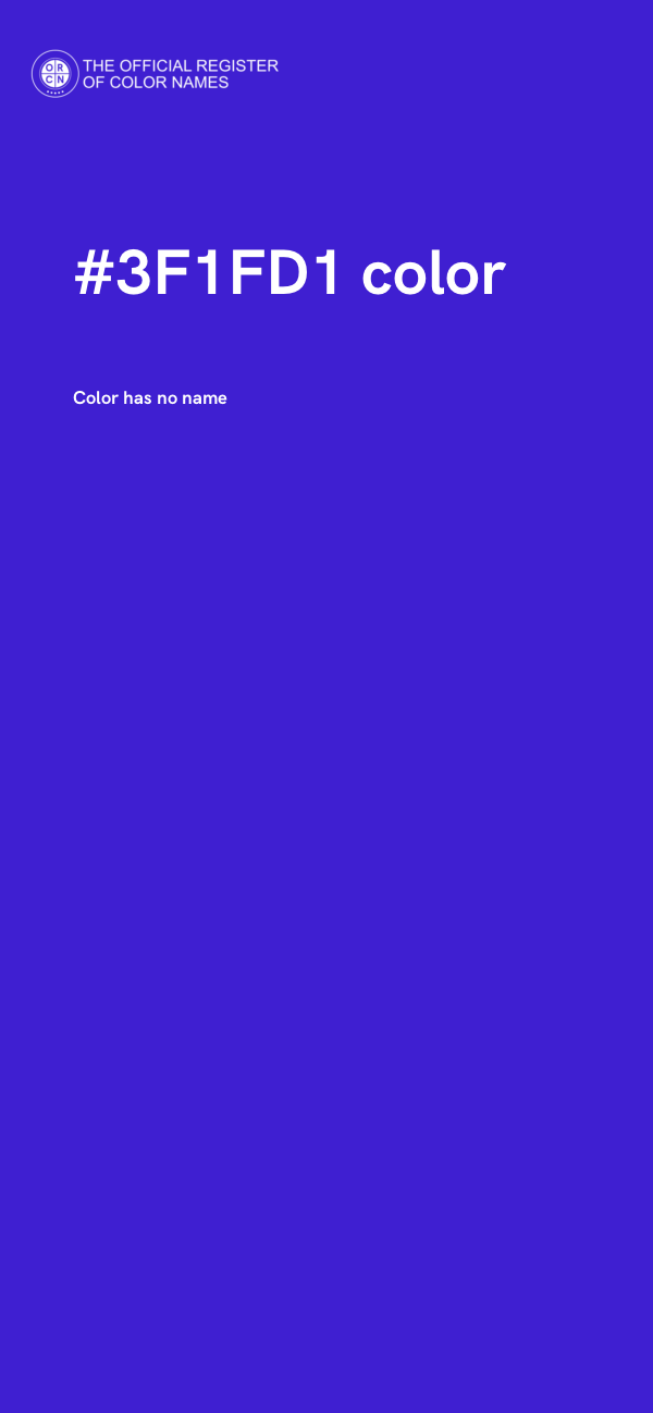 #3F1FD1 color image
