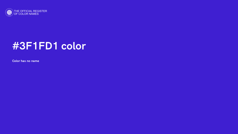 #3F1FD1 color image