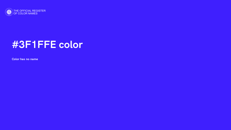 #3F1FFE color image