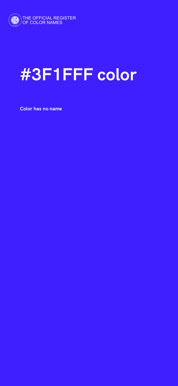 #3F1FFF color image