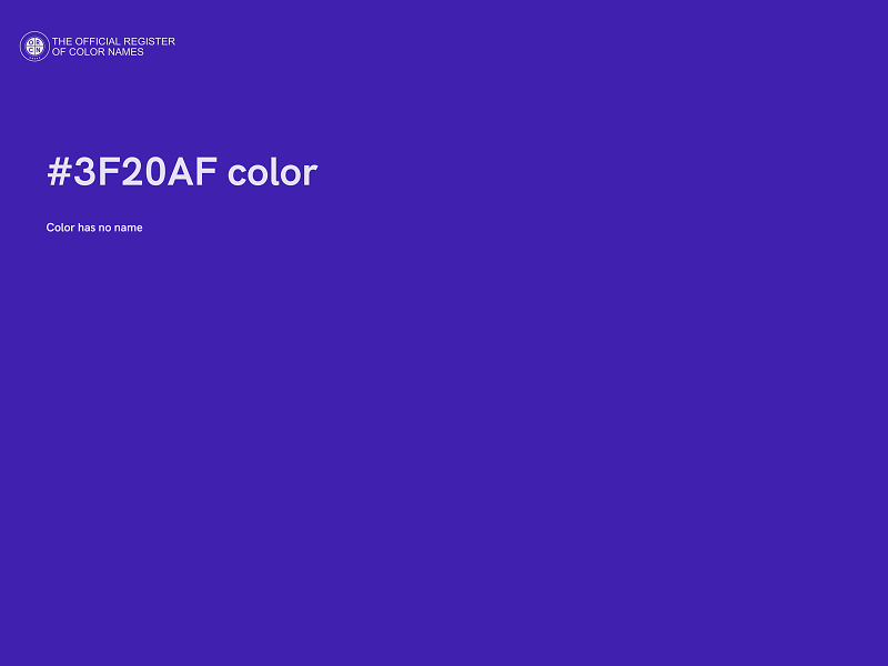 #3F20AF color image