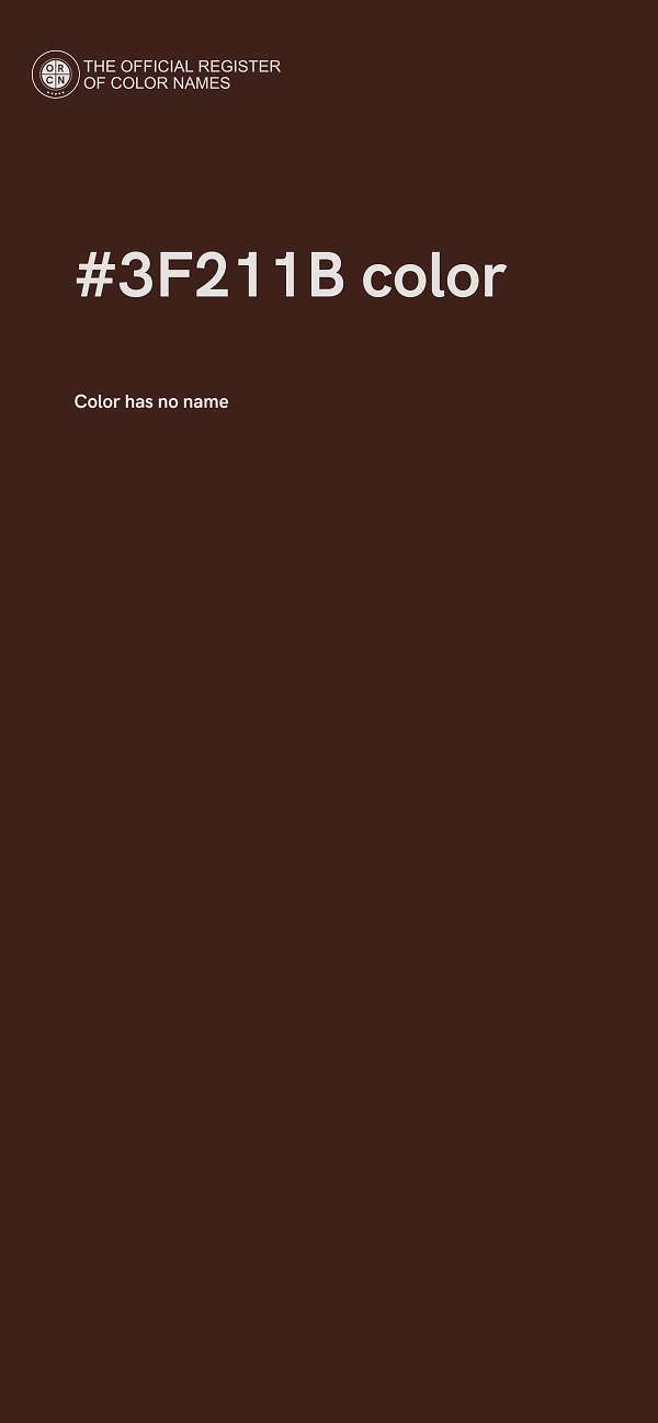 #3F211B color image