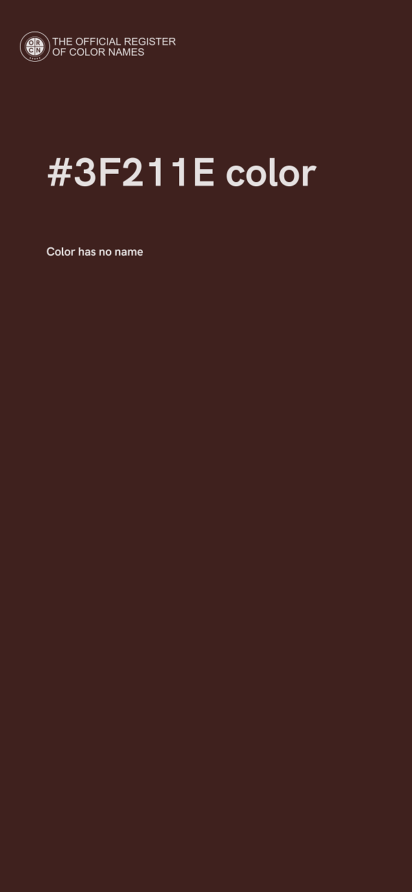 #3F211E color image