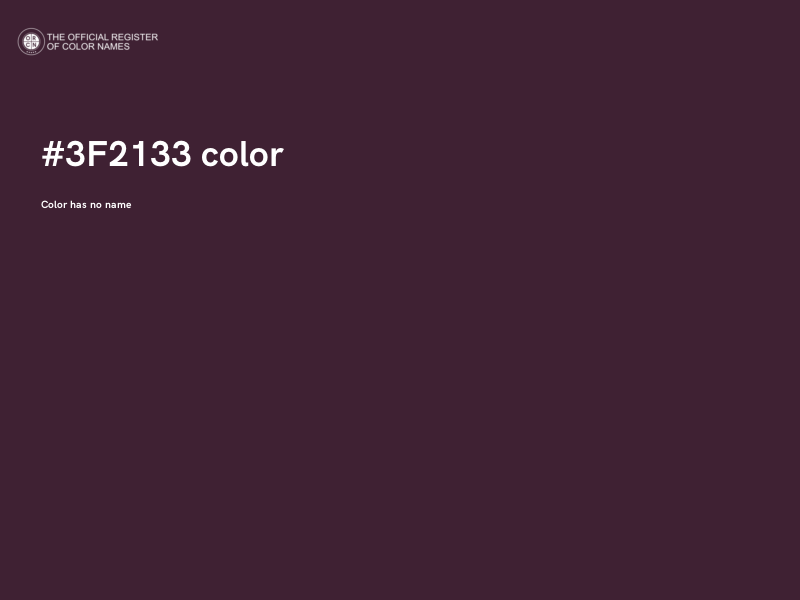 #3F2133 color image