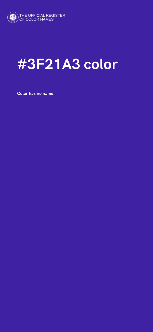#3F21A3 color image