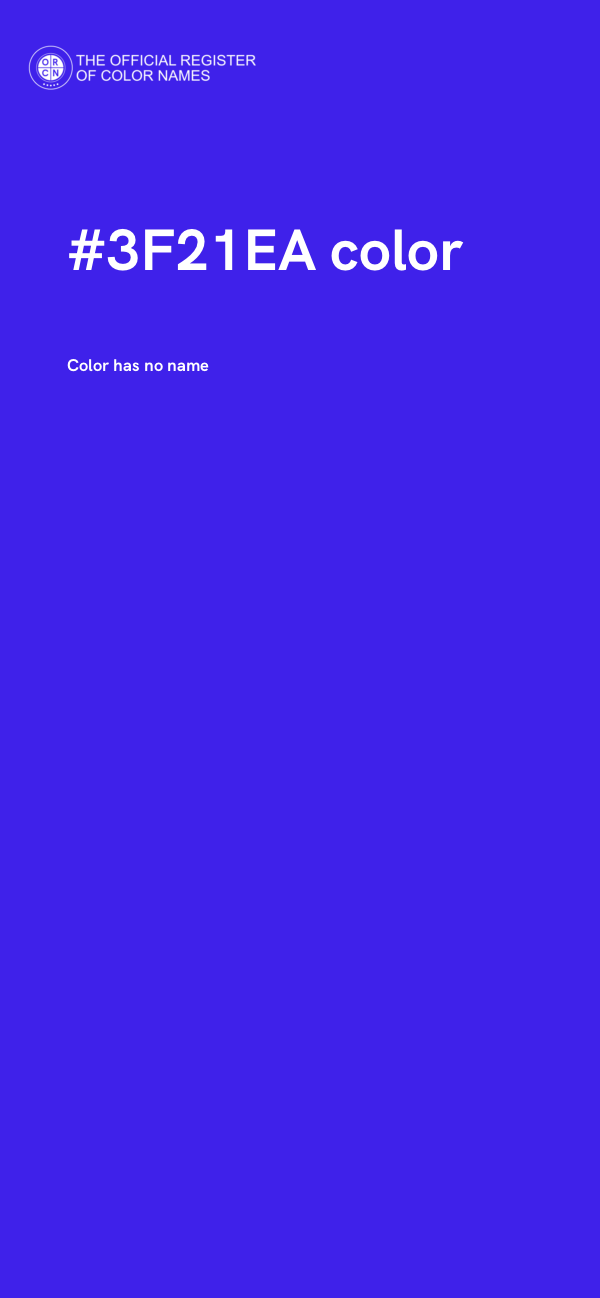 #3F21EA color image
