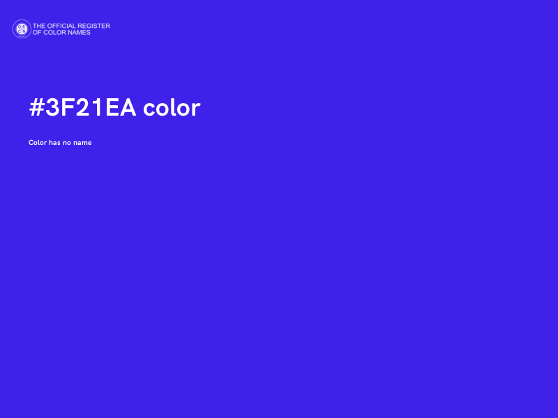 #3F21EA color image