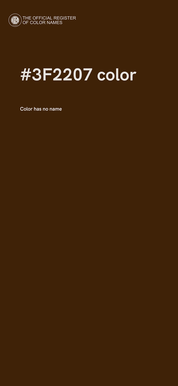 #3F2207 color image