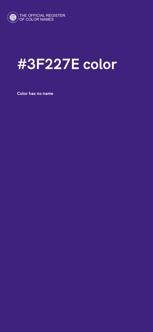 #3F227E color image