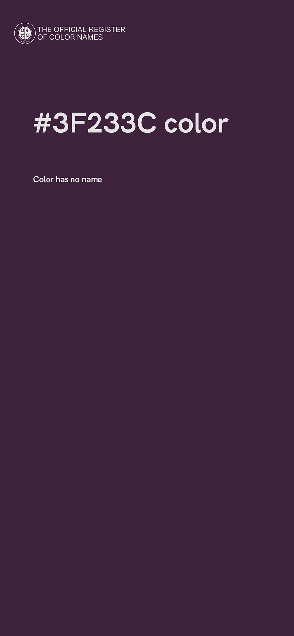 #3F233C color image