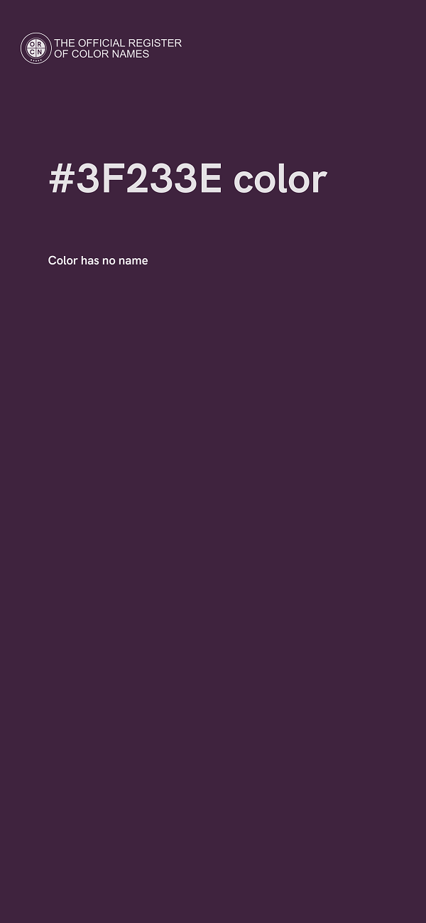 #3F233E color image