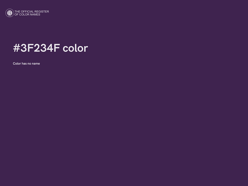 #3F234F color image