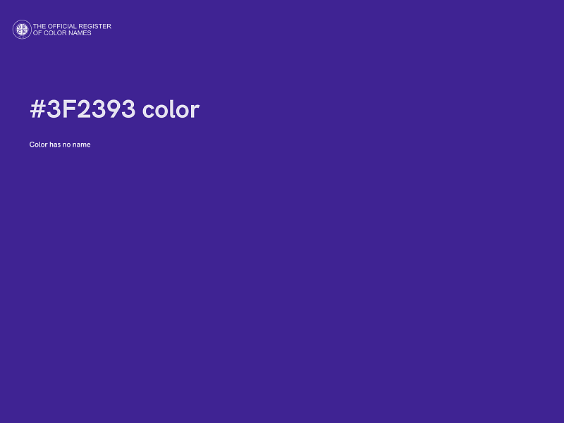 #3F2393 color image