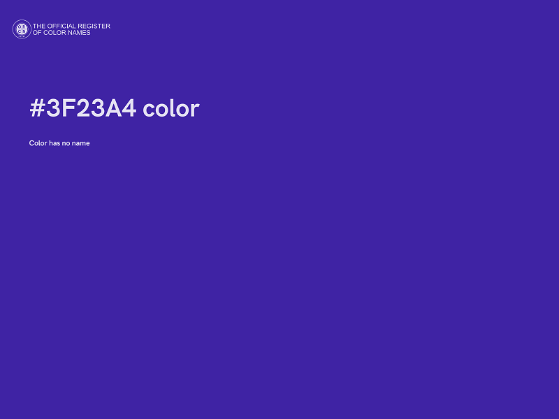 #3F23A4 color image