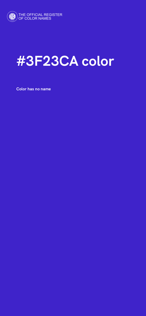 #3F23CA color image