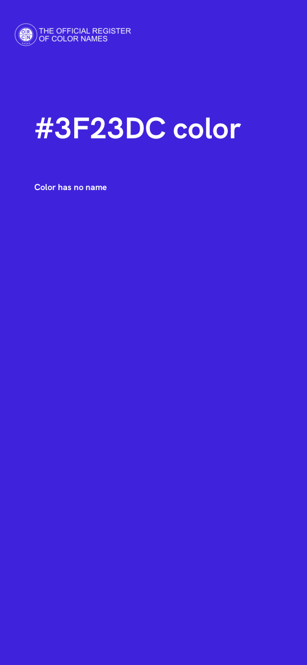 #3F23DC color image