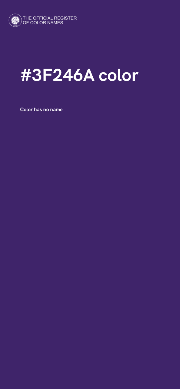 #3F246A color image