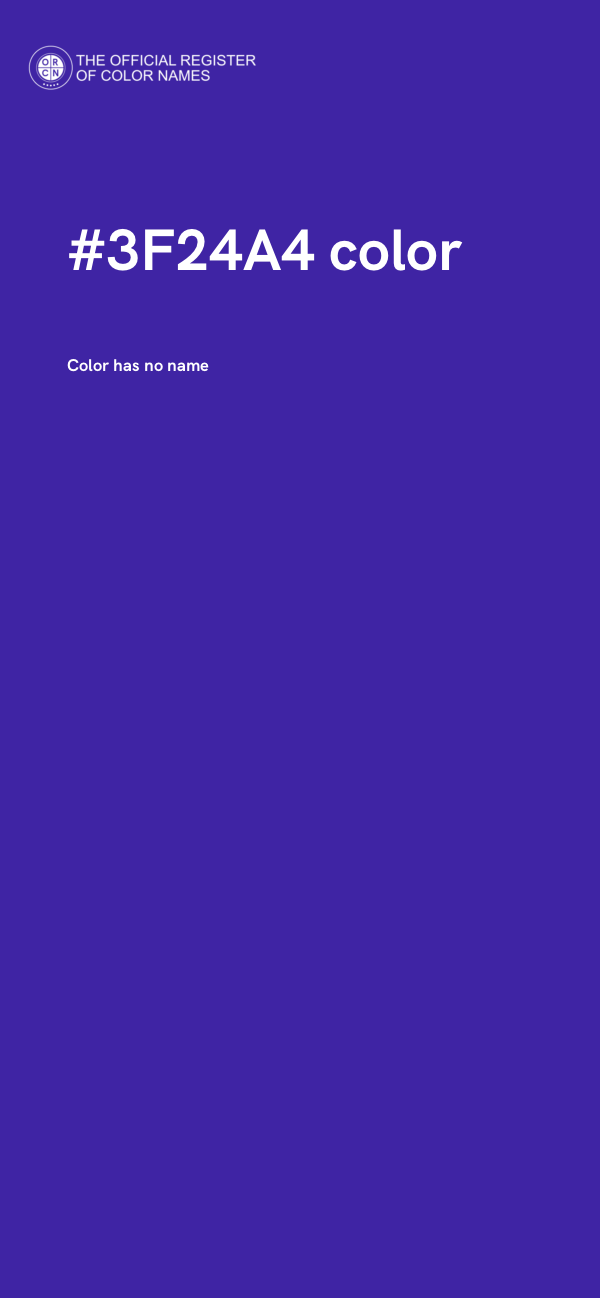 #3F24A4 color image
