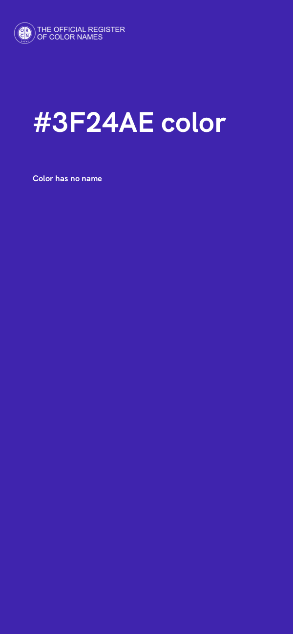 #3F24AE color image