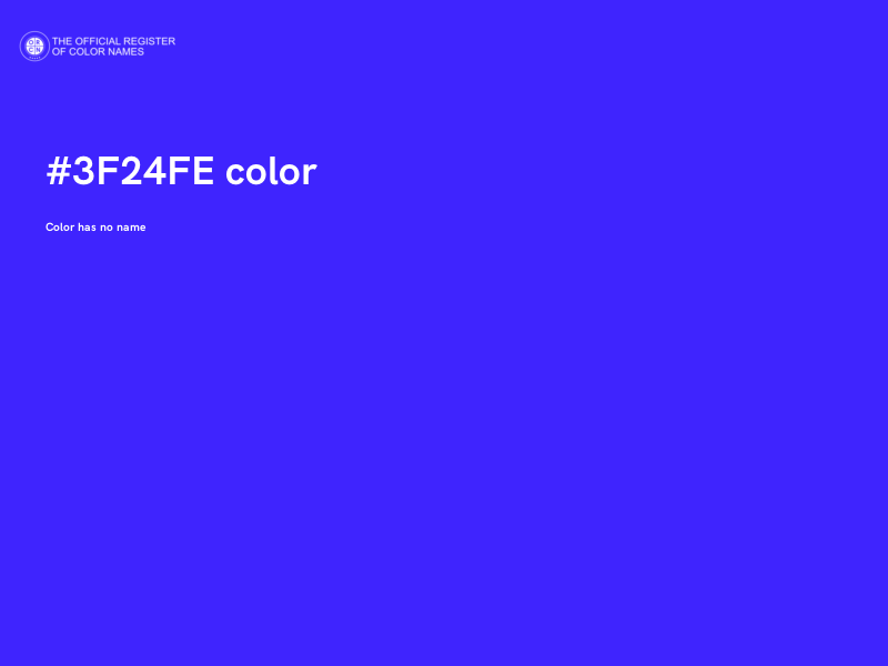 #3F24FE color image