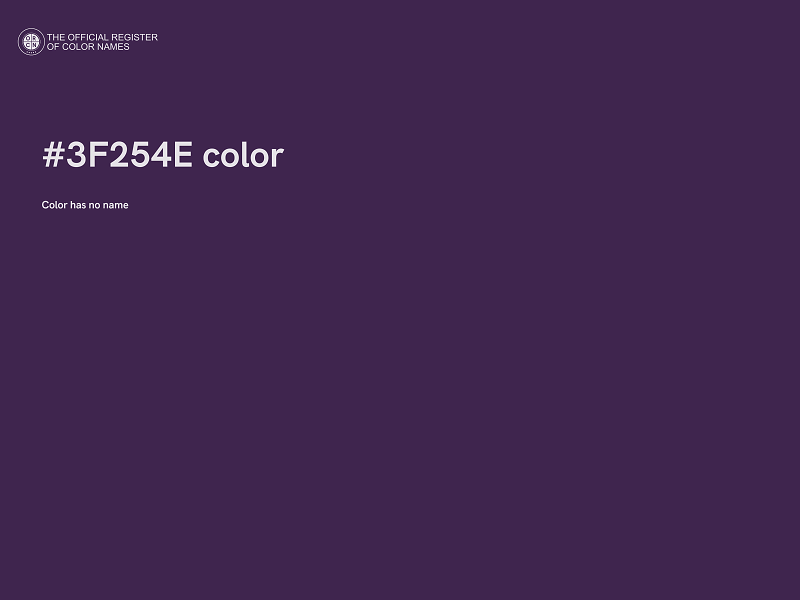 #3F254E color image