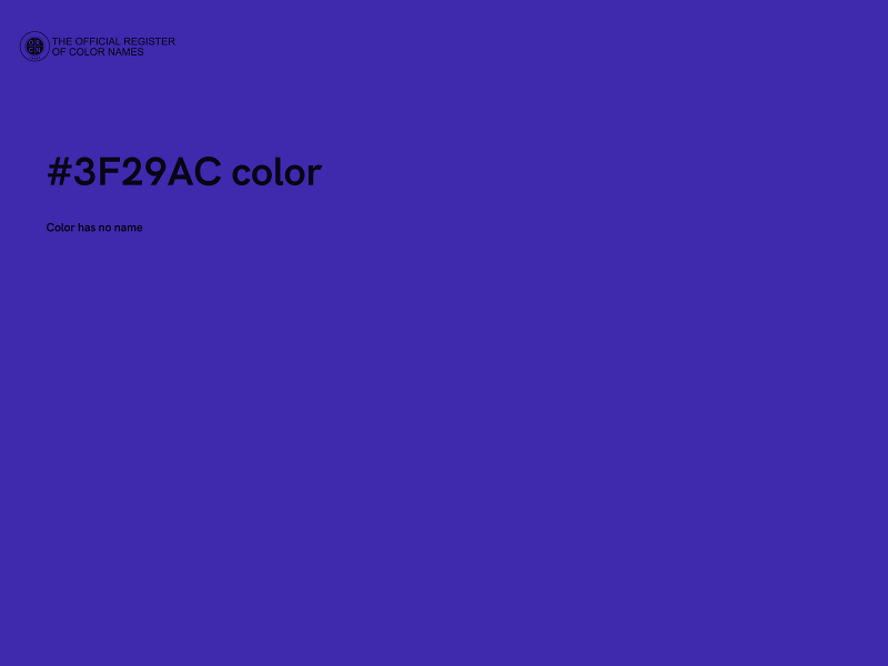 #3F29AC color image