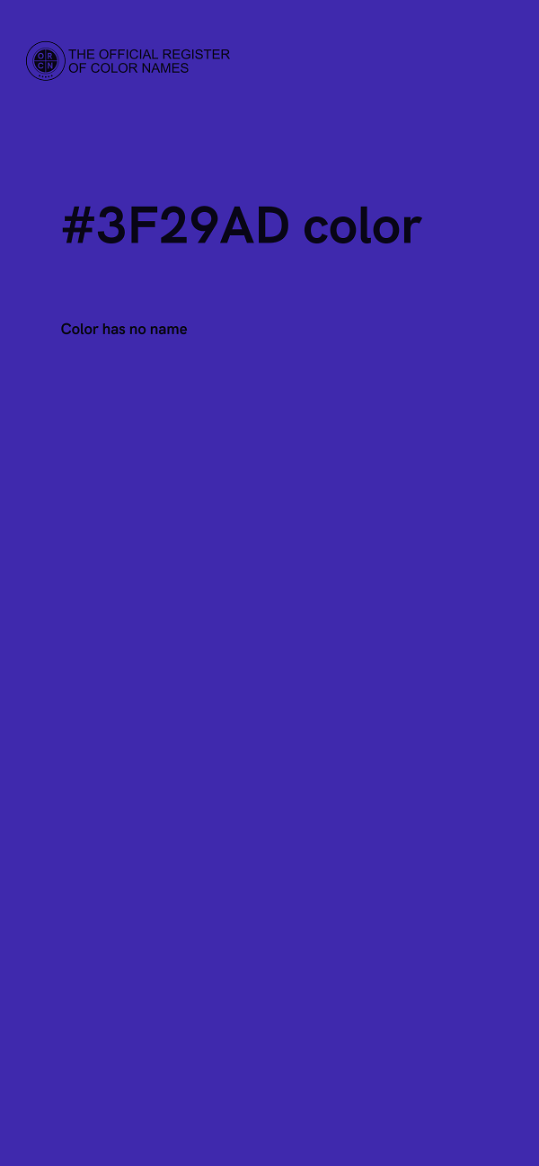 #3F29AD color image