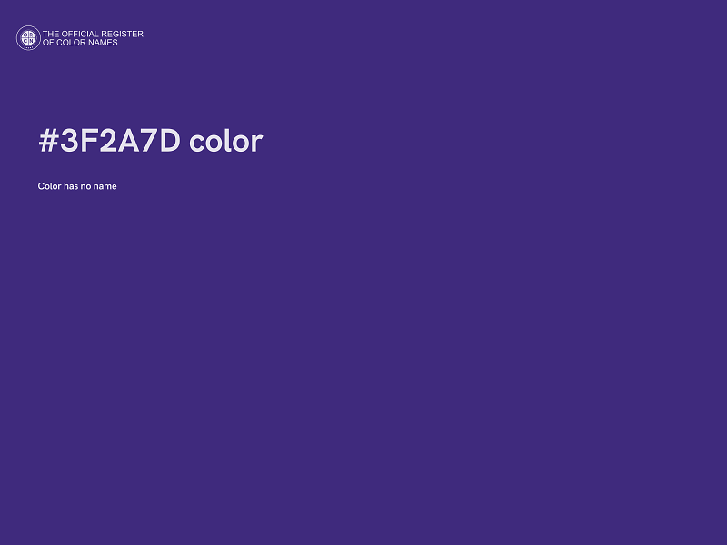 #3F2A7D color image
