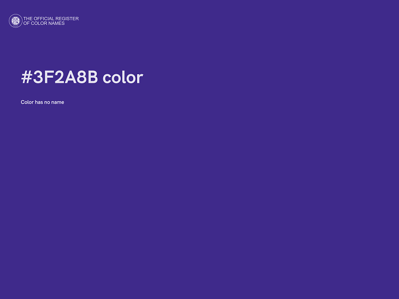 #3F2A8B color image