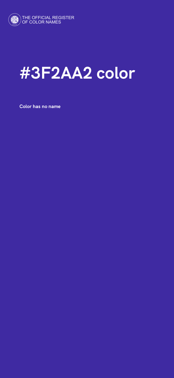 #3F2AA2 color image