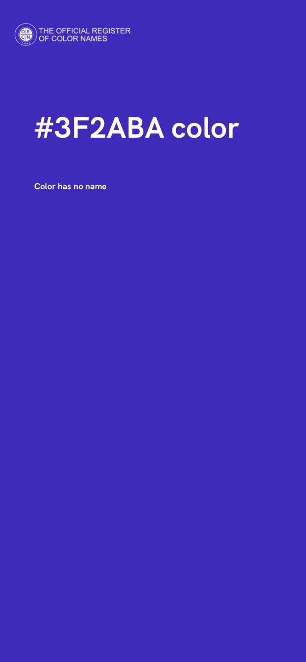 #3F2ABA color image