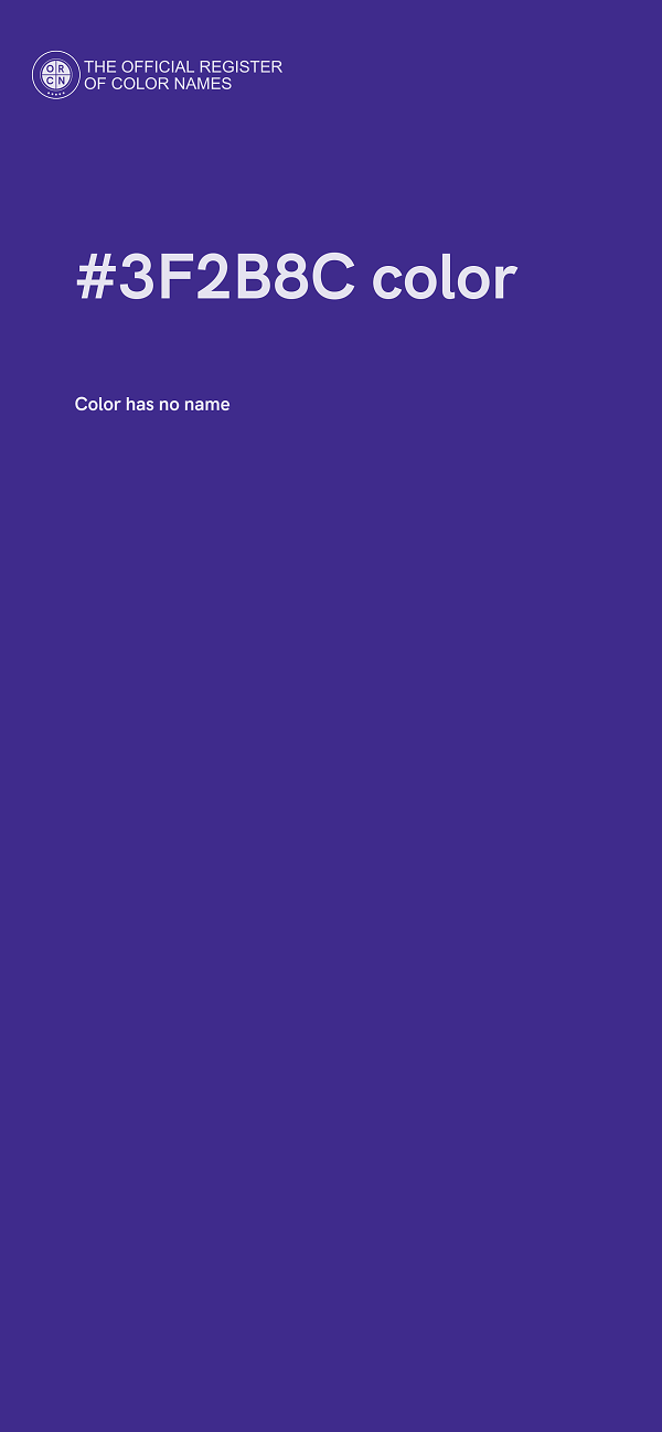 #3F2B8C color image