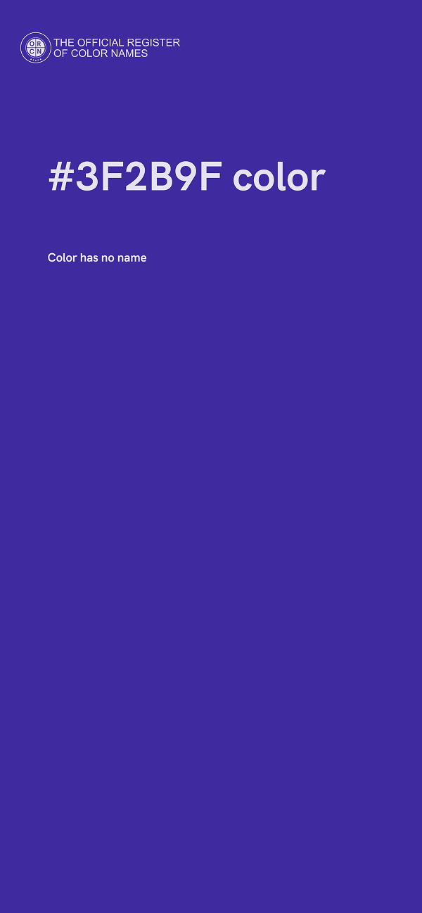 #3F2B9F color image