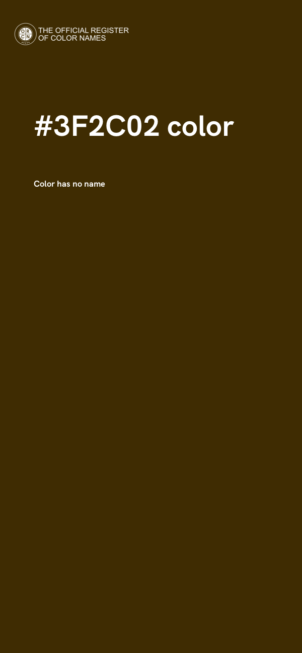 #3F2C02 color image