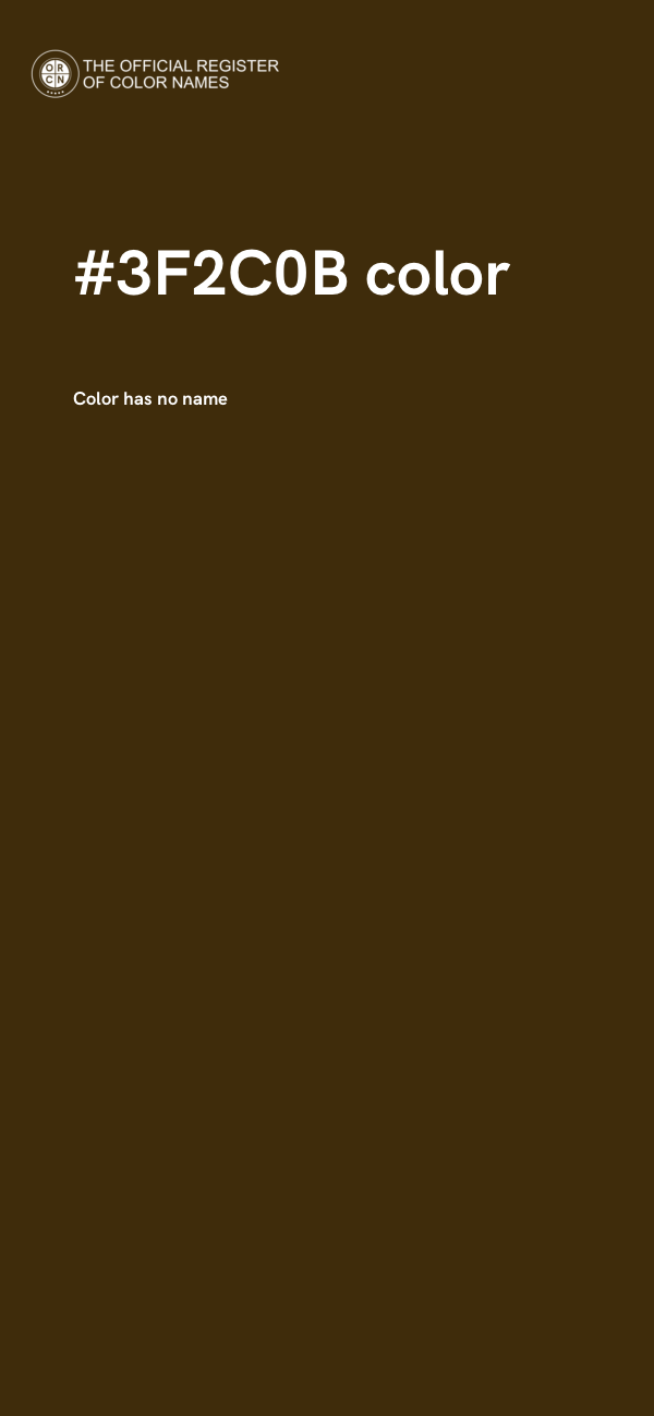 #3F2C0B color image