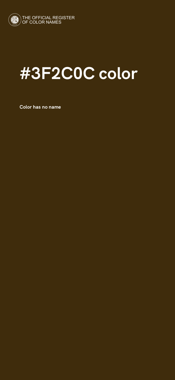 #3F2C0C color image