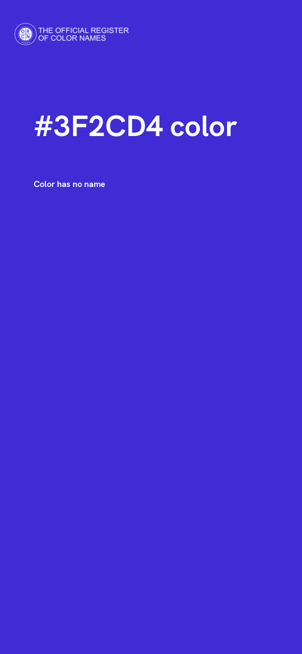 #3F2CD4 color image